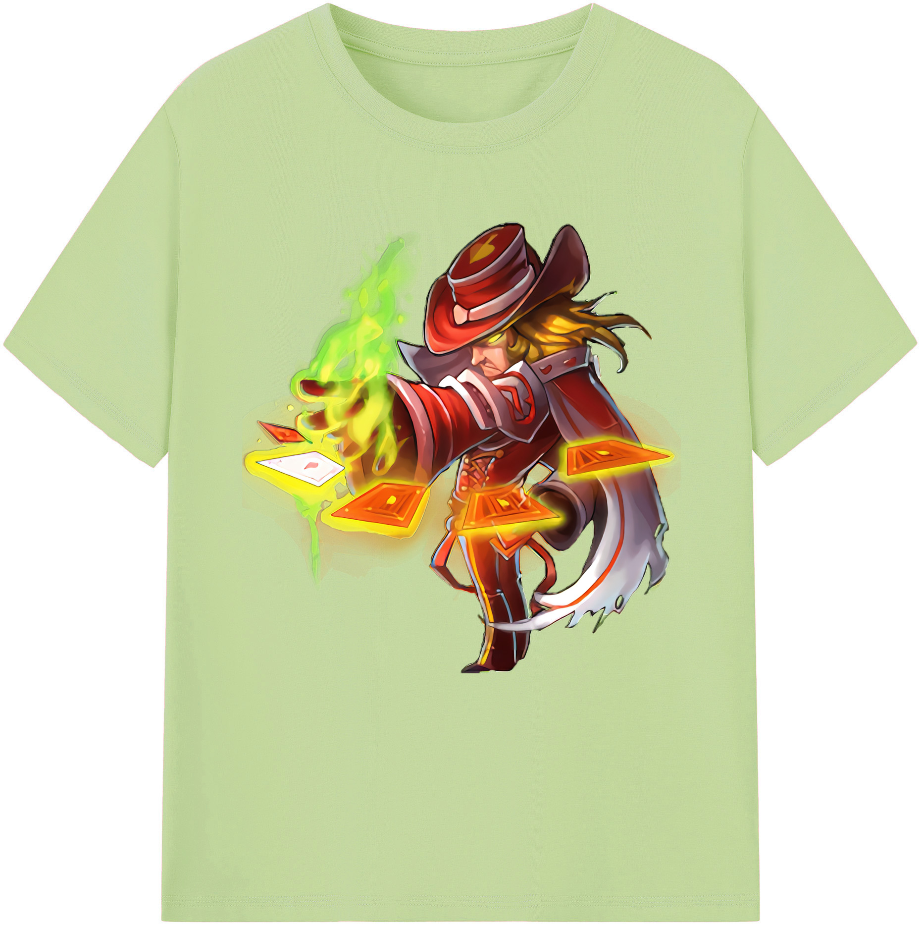 リーグ・オブ・レジェンド League of Legends LOL 綿100％半袖Tシャツ（フロントプリント）